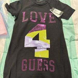 Guess Jersey Dress brand new with tags size 12 kids